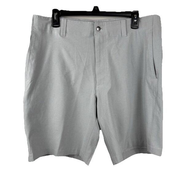 Callaway Mens Golf Shorts Size 36 Pearl Grey Performance Stretch Opti-Dri Fabric - Picture 1 of 5